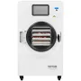 Vacuum Freeze Dryer Machine, 8.8-13.2 LBS/Batch Food Freeze Drying Machine with 4-Layer Trays, Vacuum Pump, Adjustable Timer and