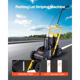 Striping Line Marking Machine 24 x 13 x 35.4 in Striping Machine Black