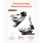 Metal Horizontal Band Saw, 178 x 209 mm(7 x 8.25 in) Rectangular Cutting Capacity, 220V Metal Vertical Cutting Bandsaw with 1.1 
