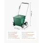 Tørlinjemarkør 4-hjulet 2 eller 4 i linjer Heavy Duty Steel