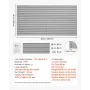 Slat Wall Paneling, 8 x 4 ft, PVC Garage Slatwall with Accessories, Grey Slat Wall Easy-to-Install Adjustable Slatwall Panel wit