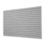 Slat Wall Paneling, 8 x 4 ft, PVC Garage Slatwall with Accessories, Grey Slat Wall Easy-to-Install Adjustable Slatwall Panel wit