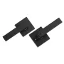 Privacy Door Handle, 10 Pack Matte Black Door Lever, Left or Right Handing Reversible Lever with Keyless Lock, 45° Rotation to O