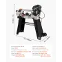 Metal Horizontal Band Saw, 102 x 152 mm(4 in x 6 in) Rectangular Cutting Capacity, 220V Metal Vertical Cutting Bandsaw with 550W