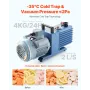 Vacuum Freeze Dryer Machine, 8.8-13.2 LBS/Batch Food Freeze Drying Machine with 4-Layer Trays, Vacuum Pump, Adjustable Timer and
