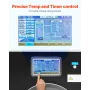 Vacuum Freeze Dryer Machine, 8.8-13.2 LBS/Batch Food Freeze Drying Machine with 4-Layer Trays, Vacuum Pump, Adjustable Timer and