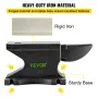Cast Iron Anvil, 55 Lbs(25kg)Single Horn Anvil with 8.6 x 4.1 inch Countertop and Stable Base, High Hardness Rugged Round Horn A