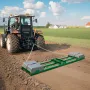 Drag Harrow, 8 ft Heavy Duty Tow Behind Drag Harrow with Adjustable Bars & 72 in Chain, Driveway Grader Landscape Rake for ATV, 