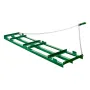 Drag Harrow, 8 ft Heavy Duty Tow Behind Drag Harrow with Adjustable Bars & 72 in Chain, Driveway Grader Landscape Rake for ATV, 