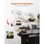Metal Horizontal Band Saw, 178 x 305 mm(7 x 12 in) Rectangular Cutting Capacity, 220V Metal Vertical Cutting Bandsaw with 1.1 kW