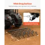 Drag Harrow, 5 x 4.5 ft Durable Chain Harrow with 60 Sharp Teeth, Suitable for ATV UTV Tractor, Ideal for Soil Preparation, Seed