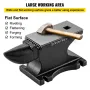 Cast Iron Anvil, 55 Lbs(25kg)Single Horn Anvil with 8.6 x 4.1 inch Countertop and Stable Base, High Hardness Rugged Round Horn A