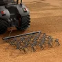 Træk Harrow 5,8 x 4,8 ft kæde Harrow ATV Lawn Rake til
