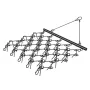 Træk Harrow 5,8 x 4,8 ft kæde Harrow ATV Lawn Rake til
