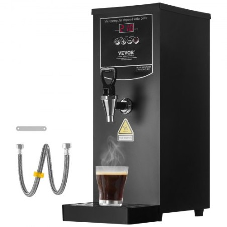 10L Commercial Water Boiler Electric Hot Water Dispenser Stainless Steel