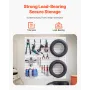 Slat Wall Paneling, 4 x 4 ft, PVC Garage Slatwall with Modular Design, White Slat Wall Easy-to-Install Adjustable Slatwall Panel