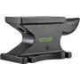 Cast Iron Anvil, 55 Lbs(25kg)Single Horn Anvil with 8.6 x 4.1 inch Countertop and Stable Base, High Hardness Rugged Round Horn A