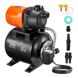 1 hk lav brøndpumpe med trykbeholder 1000 gph Irrigation Booster Pump