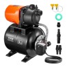1HP Shallow Well Pump with Pressure Tank 1000GPH Irrigation Booster Pump