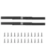 Undermount Drawer Slides, 16 inch, Full Extension Ball Bearing Under Stair Cabinet Rails, 260 LB Load Capacity Heavy Duty Bottom