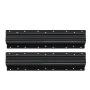 Undermount Drawer Slides, 16 inch, Full Extension Ball Bearing Under Stair Cabinet Rails, 260 LB Load Capacity Heavy Duty Bottom