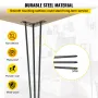Hairpin Table Legs 91.4 cm Black Set of 4 Desk Legs 399.2 kg Load Capacity (Each 99.8 kg) Hairpin Desk Legs 3 Rods for Bench Des