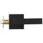 Passage Door Handle, 5 Pack Matte Black Door Lever, Left or Right Handing Reversible Lever Non-Locking, 45° Rotation to Open, Un