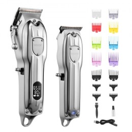 Professional Hair Clipper for Men Cordless Barber Clipper and Trimmers Set