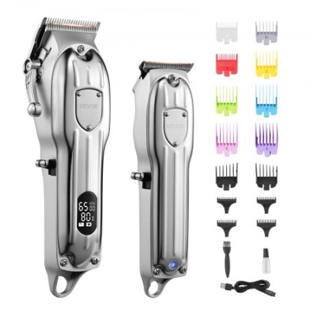 Professional Hair Clipper for Men Cordless Barber Clipper and Trimmers Set