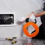 Fiskebåndstrådkabletrækker 100 ft 1/4 i kæledyr med høj plastik