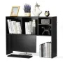 Desktop Bookshelf, 1-Tier Desktop Storage Organizer, 37" x 9.4" x 28.7" Office Storage Rack Wood Display Shelf, Desktop Bookshel