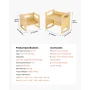 Fravænningstabel og stol sæt Montessori Kids Activity Table og
