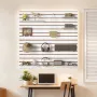 4 x 4 ft Slat vægpanel MDF White Garage Slatwall med modulær