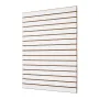 4 x 4 ft Slat vægpanel MDF White Garage Slatwall med modulær