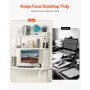 Desktop Bookhelf Desktop Storage Organizer 2-lags til Office &