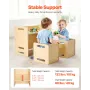 Fravænningstabel og stol sæt Montessori Toddler Desk med 2