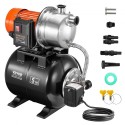 1.6HP Shallow Well Pump with Pressure Tank 1320GPH Irrigation Booster Pump