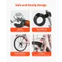 26-tommer cruiser cykel 7-trins lyserød strandcruisercykel med