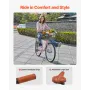 Cruiser Bike, 1-Speed, 26-Inch Pink Beach Cruiser Bike with Large Capacity Basket and Rear Rack, Secure & Sturdy Cruiser Bike wi