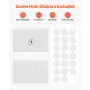 Desktop boghylde hvid desktop opbevaringsarrangør 2-lags til