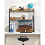 Desktop Bookhelf Desktop Storage Organizer 2-lags til kontor og