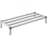 Aluminum Dunnage Rack Stationary Dunnage Rack 48â€ x 20â€ x 8â€ Storage Rack