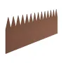 Steel Landscape Edging, 6 Packs 40 x 8 in Weather-Resistant & Pre-Rust Metal Landscape Edging, Bendable Garden Edging Border, La