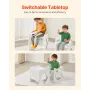 Montessori Weaning Table and Chair Set, Wooden Toddler Table and Chair Set for Aged 1-5, Adjustable Height Kids Montessori Chair
