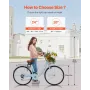 Cruiser Bike, 7-Speed, 26-Inch Light Blue Beach Cruiser Bike with Large Capacity Basket and Rear Rack, Secure & Sturdy Cruiser B