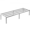 Aluminum Dunnage Rack Stationary Dunnage Rack 60â€ x 20â€ x 12â€ Storage Rack