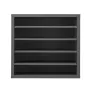 Literature Organizer, 5 Compartments Office Mailbox with Adjustable Shelves, Wooden Mailbox Sorter Medium Density Fiberboard Off