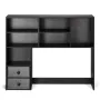 Desktop Bookshelf, 3-Tier Desktop Storage Organizer, 37" x 10" x 31.1" Office Storage Rack Wood Display Shelf, Desktop Bookshelf