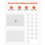 Desktop boghylde hvid desktop opbevaringsarrangør 3-lags til
