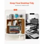 Desktop Bookshelf, 1-Tier Wood Desktop Storage Organizer, 37" x 9.4" x 28.7" Office Storage Rack Wood Display Shelf, Desktop Boo